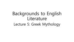 Backgrounds to English Literature