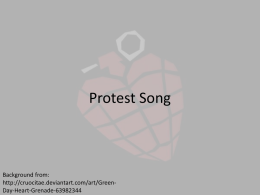 Protest Song - WordPress.com