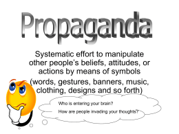 Propaganda notes 2010