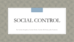 PE Social Control