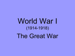 World War I (1914