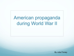 American propaganda during World War II