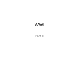 WWI Part IIx