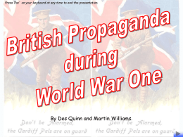 British propaganda