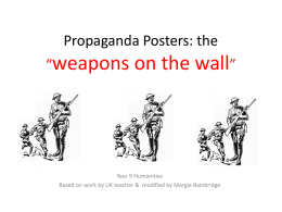 Propaganda Posters - Year9BBHumanities