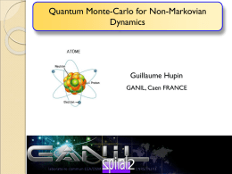 Quantum Monte-Carlo for Non-Markovian dynamics