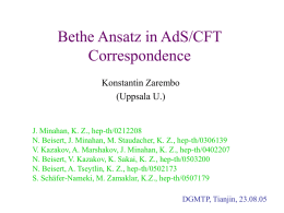 Bethe Ansatz in AdS/CFT: from local operators to classical