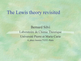 The Lewis Theory Revisited