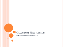 Quantum Mechanics - Physics at Oregon State University