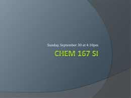Chem 167 SI - Iowa State University