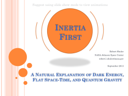 Inertia First?