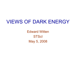 views of dark energy