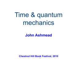 power point - Time and Quantum Mechanics