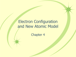 Electron Configuration - Warren County Public Schools