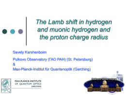 The Lamb shift in muonic hydrogen