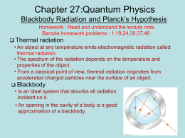 Lecture 27: Quantum Physics