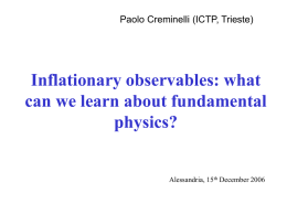 what can we learn about fundamental physics?