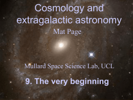 9. The very beginning - Mullard Space Science Laboratory