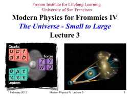 ModPhys IV Lecture 3