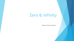 Zero ^0 infinity Sept 21