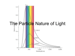 The Particle Nature of Light