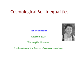 Bell Inequalities AndyFest 2015x