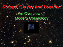 Strings, Gravity, and Locality