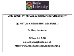 che-20028 QC lecture 3 - Rob Jackson`s Website