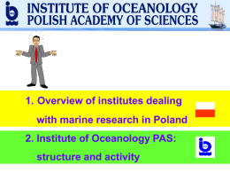 Bez tytułu slajdu - Institute of Oceanology