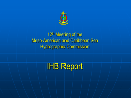 PPT - International Hydrographic Organization