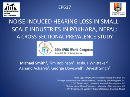 noise-induced hearing loss in small-scale industries