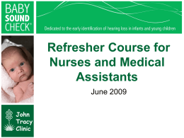 Refresher Course for Medical Assistants