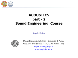 sounds - Angelo Farina