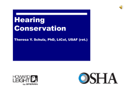 General Hearing Conservation Training