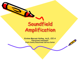 Soundfield Amplification