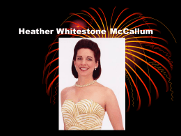 Heather Whitestone McCallum - ED508TechnologyPortfolio