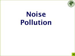 Noise pollution ppt