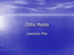 Otitis Media - Bradfordvts