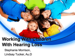 Working With Children With Cochlear Implants