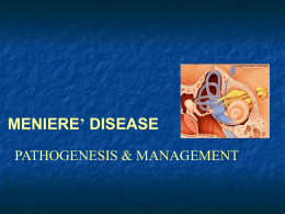 Meniere`s disease