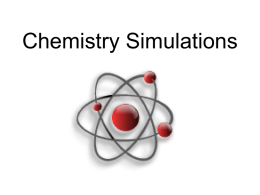 Chemistry Simulations