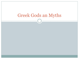 Greek Gods and Myths