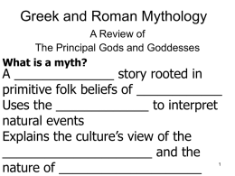 Gods 2012 Greek gods ppt[1] handout