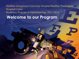 Our Program - MedStar Health