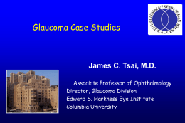 Current Glaucoma Management