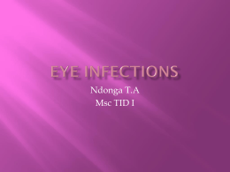 Eye infections POSA