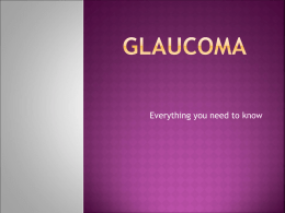 Glaucoma - Norman Salmoni Opticians