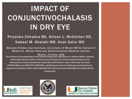 12212: Impact of Conjunctivochalasis in Dry Eye