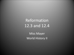 Reformation 12.3 and 12.4