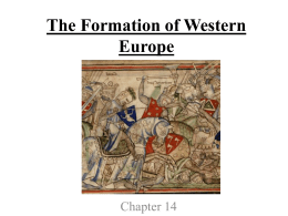 The Formation of Western Europe